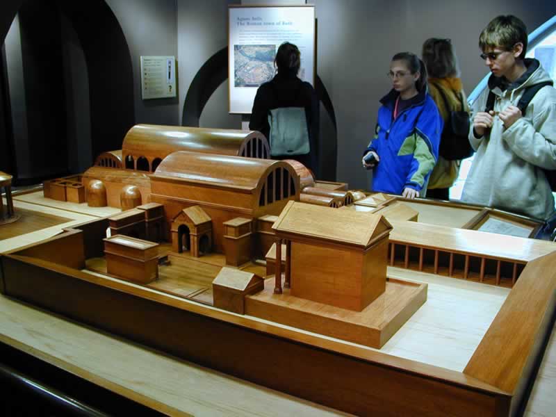 Roman Baths as they were in the past