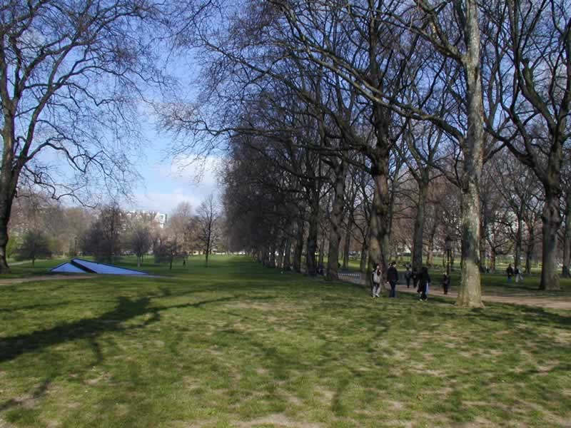 Green Park by Buckingham Palace